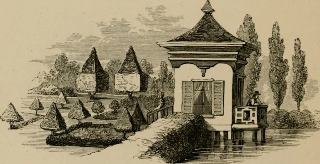 An illustration from Homes, haunts, and works of Rubens, Vandyke, Rembrandt, and Cuyp; the Dutch genre-painters; Michael Angelo and Raffaelle. Being a series of art-rambles in Belgium, Holland and Italy, 1872, leaf 241