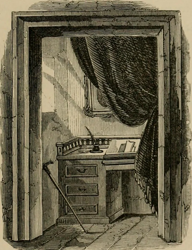An illustration from Homes, haunts, and works of Rubens, Vandyke, Rembrandt, and Cuyp; the Dutch genre-painters; Michael Angelo and Raffaelle. Being a series of art-rambles in Belgium, Holland and Italy, 1872, leaf 256