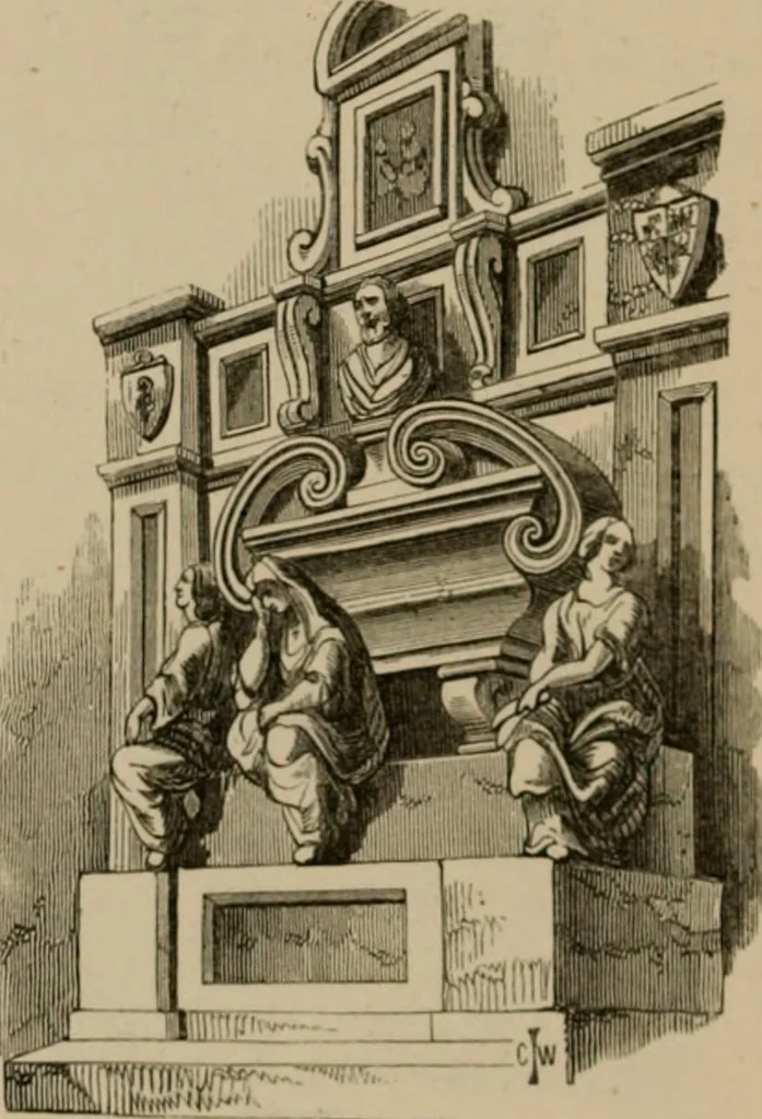 An illustration from Homes, haunts, and works of Rubens, Vandyke, Rembrandt, and Cuyp; the Dutch genre-painters; Michael Angelo and Raffaelle. Being a series of art-rambles in Belgium, Holland and Italy, 1872, leaf 259