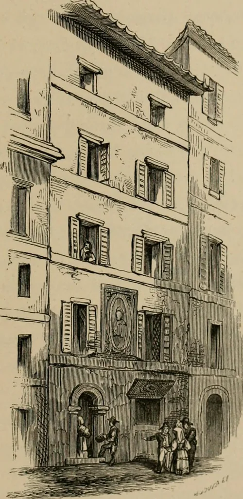 An illustration from Homes, haunts, and works of Rubens, Vandyke, Rembrandt, and Cuyp; the Dutch genre-painters; Michael Angelo and Raffaelle. Being a series of art-rambles in Belgium, Holland and Italy, 1872, leaf 268
