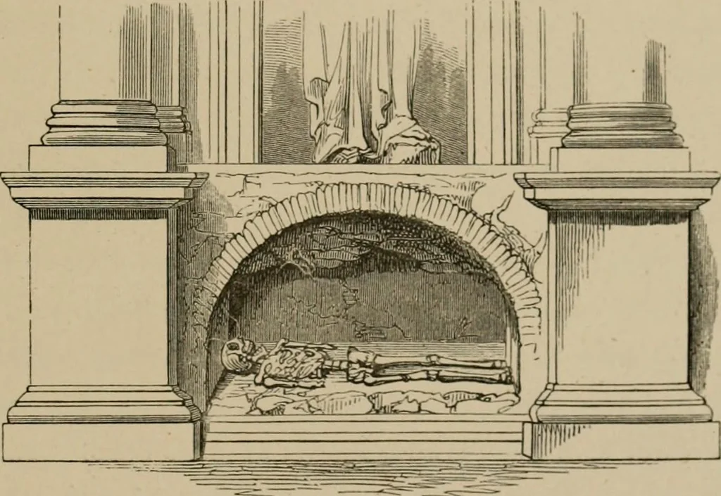 An illustration from Homes, haunts, and works of Rubens, Vandyke, Rembrandt, and Cuyp; the Dutch genre-painters; Michael Angelo and Raffaelle. Being a series of art-rambles in Belgium, Holland and Italy, 1872, leaf 282
