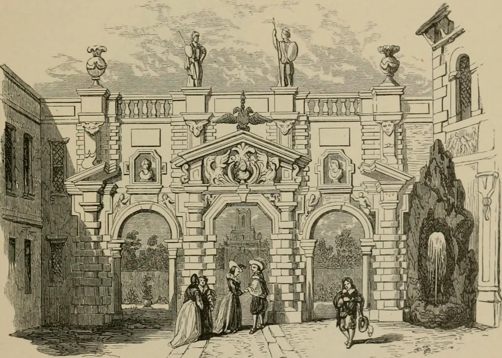 An illustration from Homes, haunts, and works of Rubens, Vandyke, Rembrandt, and Cuyp; the Dutch genre-painters; Michael Angelo and Raffaelle. Being a series of art-rambles in Belgium, Holland and Italy, 1872, leaf 34