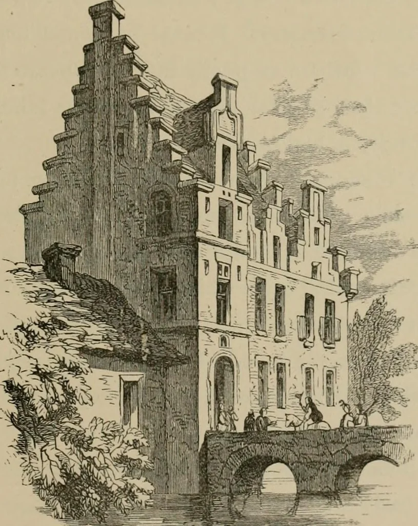 An illustration from Homes, haunts, and works of Rubens, Vandyke, Rembrandt, and Cuyp; the Dutch genre-painters; Michael Angelo and Raffaelle. Being a series of art-rambles in Belgium, Holland and Italy, 1872, leaf 36