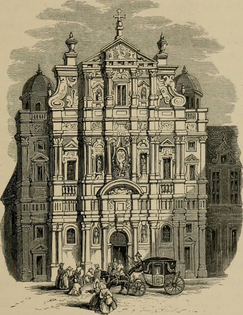 An illustration from Homes, haunts, and works of Rubens, Vandyke, Rembrandt, and Cuyp; the Dutch genre-painters; Michael Angelo and Raffaelle. Being a series of art-rambles in Belgium, Holland and Italy, 1872, leaf 44