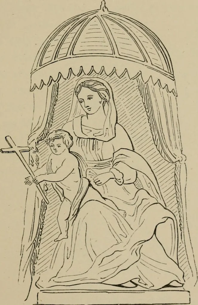 An illustration from Homes, haunts, and works of Rubens, Vandyke, Rembrandt, and Cuyp; the Dutch genre-painters; Michael Angelo and Raffaelle. Being a series of art-rambles in Belgium, Holland and Italy, 1872, leaf 64