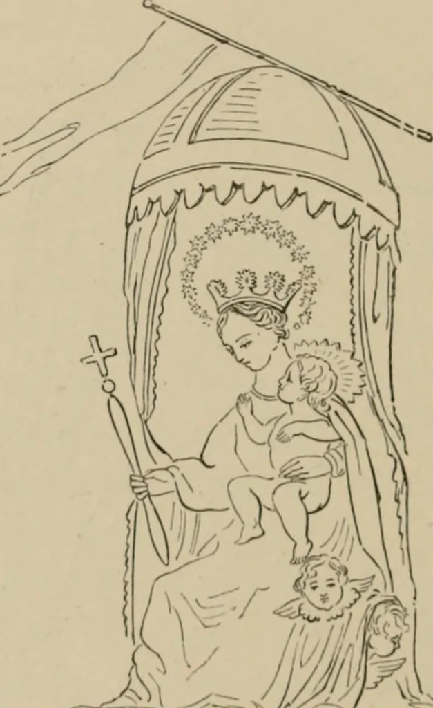 An illustration from Homes, haunts, and works of Rubens, Vandyke, Rembrandt, and Cuyp; the Dutch genre-painters; Michael Angelo and Raffaelle. Being a series of art-rambles in Belgium, Holland and Italy, 1872, leaf 65