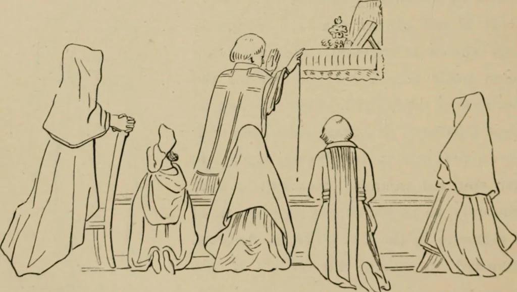 An illustration from Homes, haunts, and works of Rubens, Vandyke, Rembrandt, and Cuyp; the Dutch genre-painters; Michael Angelo and Raffaelle. Being a series of art-rambles in Belgium, Holland and Italy, 1872, leaf 67