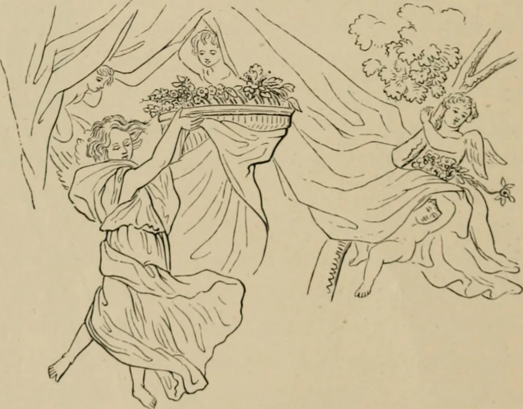 An illustration from Homes, haunts, and works of Rubens, Vandyke, Rembrandt, and Cuyp; the Dutch genre-painters; Michael Angelo and Raffaelle. Being a series of art-rambles in Belgium, Holland and Italy, 1872, leaf 71