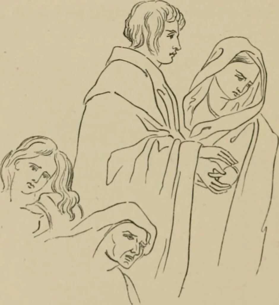 An illustration from Homes, haunts, and works of Rubens, Vandyke, Rembrandt, and Cuyp; the Dutch genre-painters; Michael Angelo and Raffaelle. Being a series of art-rambles in Belgium, Holland and Italy, 1872, leaf 83