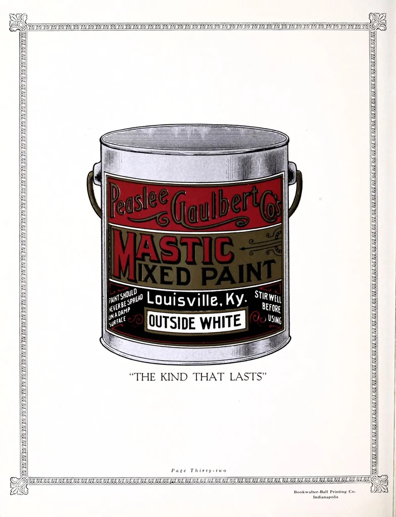 An illustration from Homes and how to paint them with Mastic Paint., 1907, leaf 34
