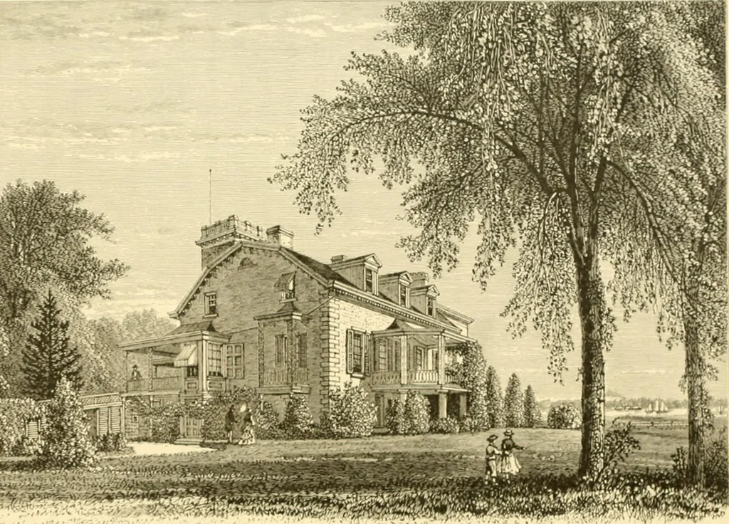 An illustration from The homes of America : with one hundred and three illustrations, 1879, leaf 113