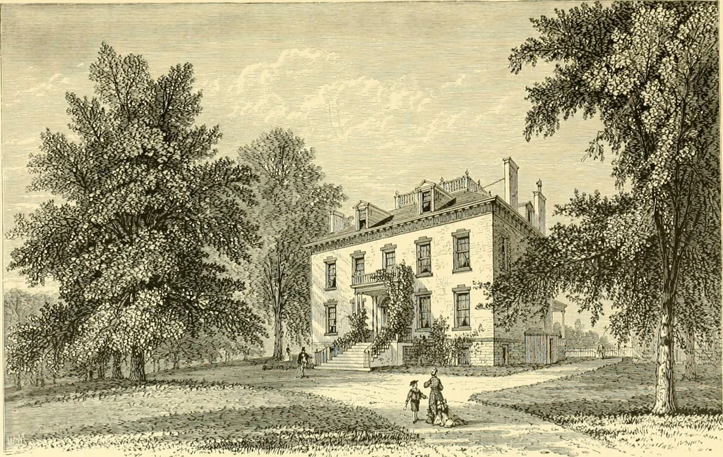 An illustration from The homes of America : with one hundred and three illustrations, 1879, leaf 124