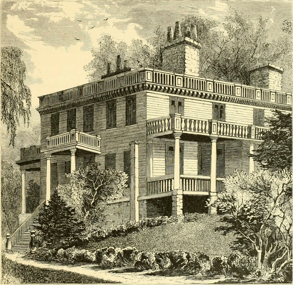 An illustration from The homes of America : with one hundred and three illustrations, 1879, leaf 126