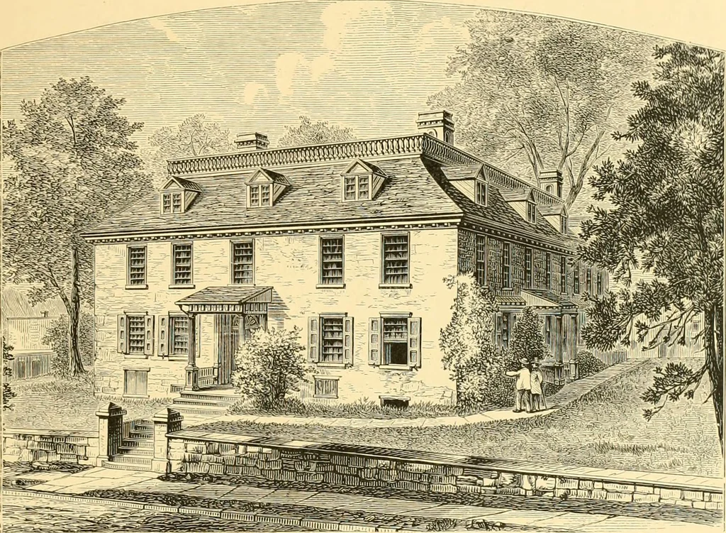 An illustration from The homes of America : with one hundred and three illustrations, 1879, leaf 14