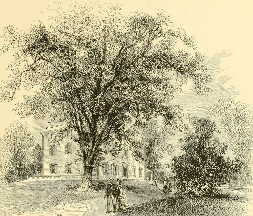 An illustration from The homes of America : with one hundred and three illustrations, 1879, leaf 142