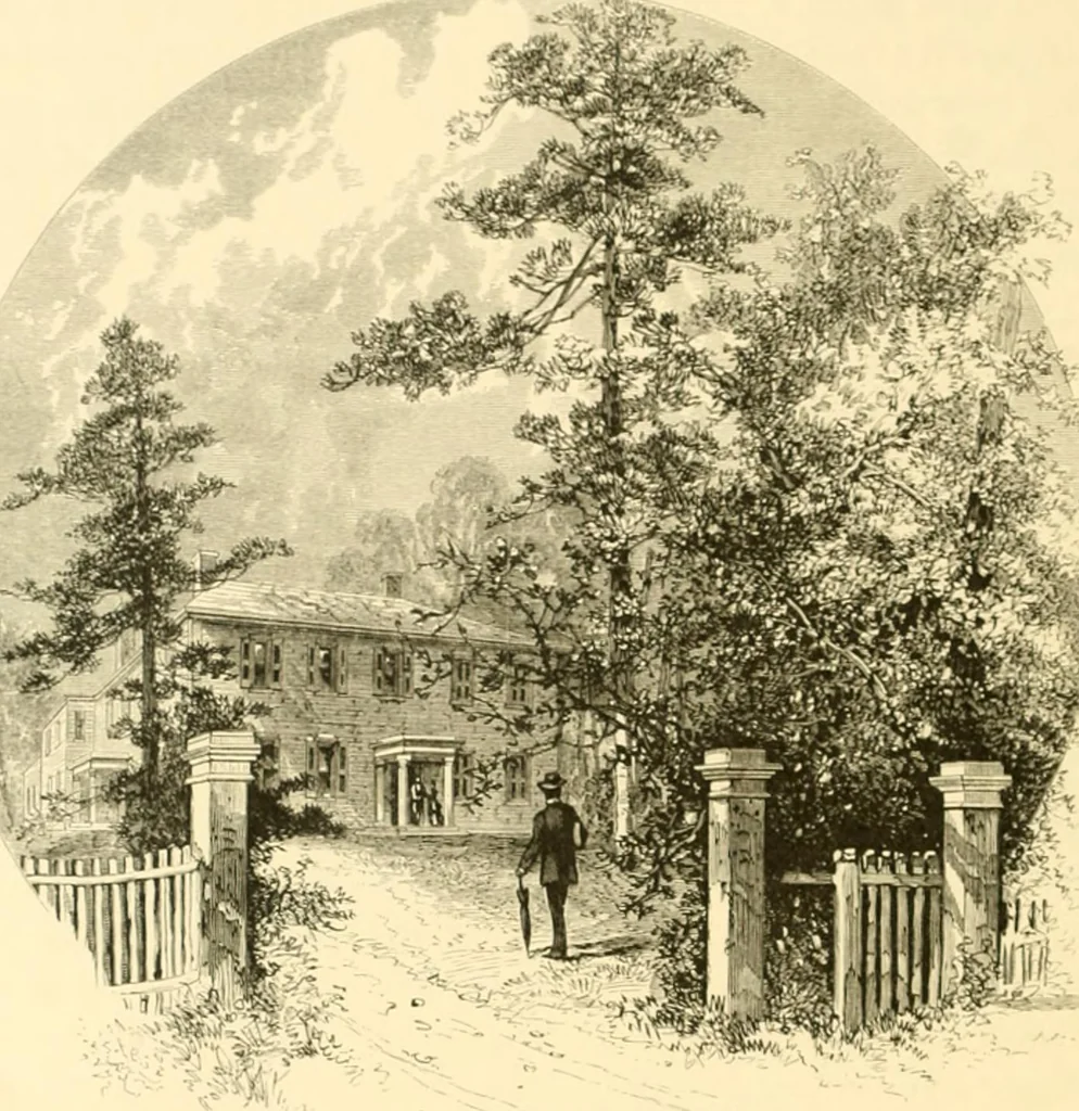 An illustration from The homes of America : with one hundred and three illustrations, 1879, leaf 145