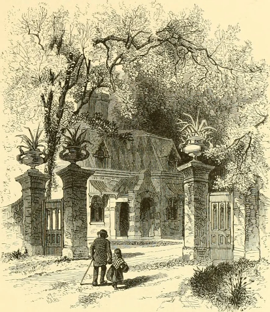 An illustration from The homes of America : with one hundred and three illustrations, 1879, leaf 168