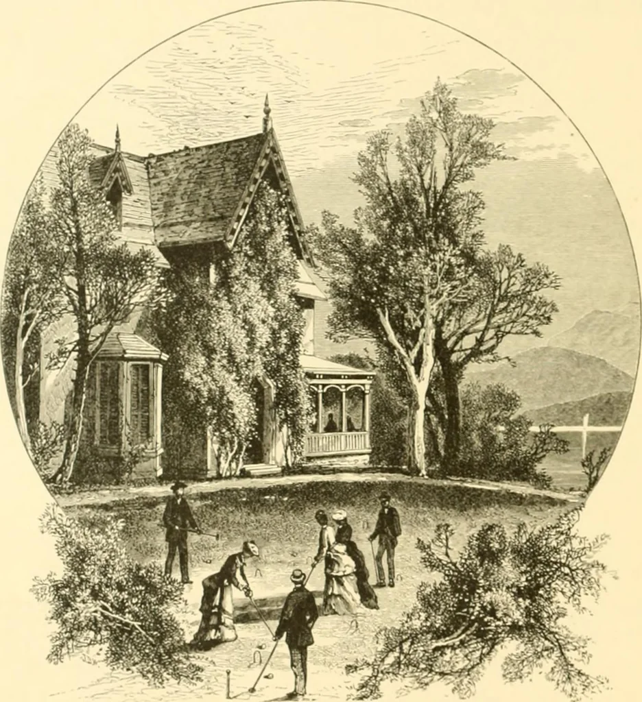 An illustration from The homes of America : with one hundred and three illustrations, 1879, leaf 169