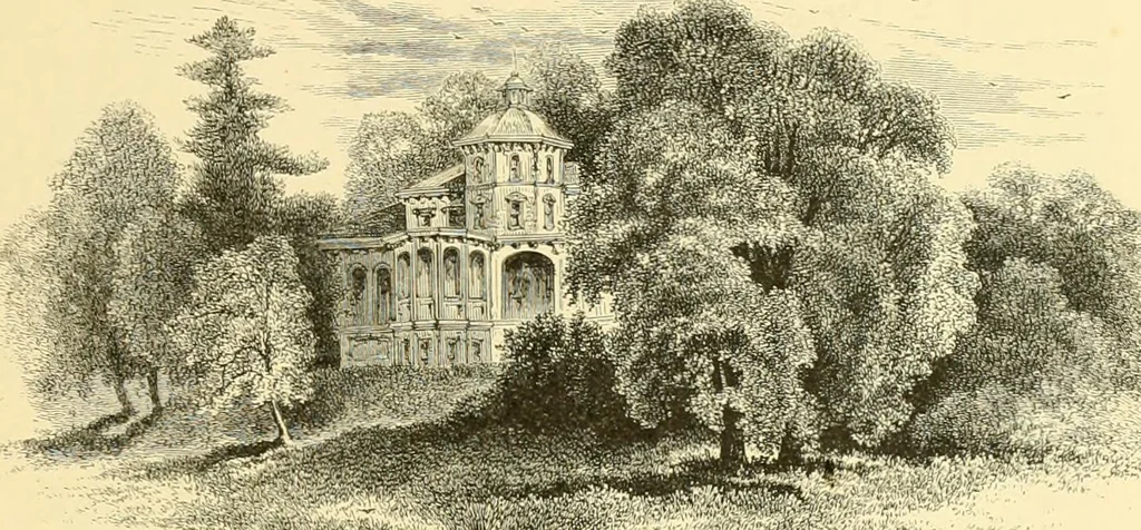 An illustration from The homes of America : with one hundred and three illustrations, 1879, leaf 176