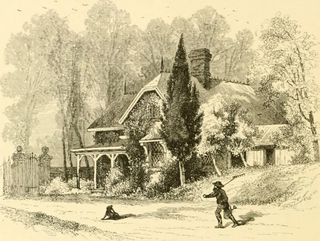 An illustration from The homes of America : with one hundred and three illustrations, 1879, leaf 177