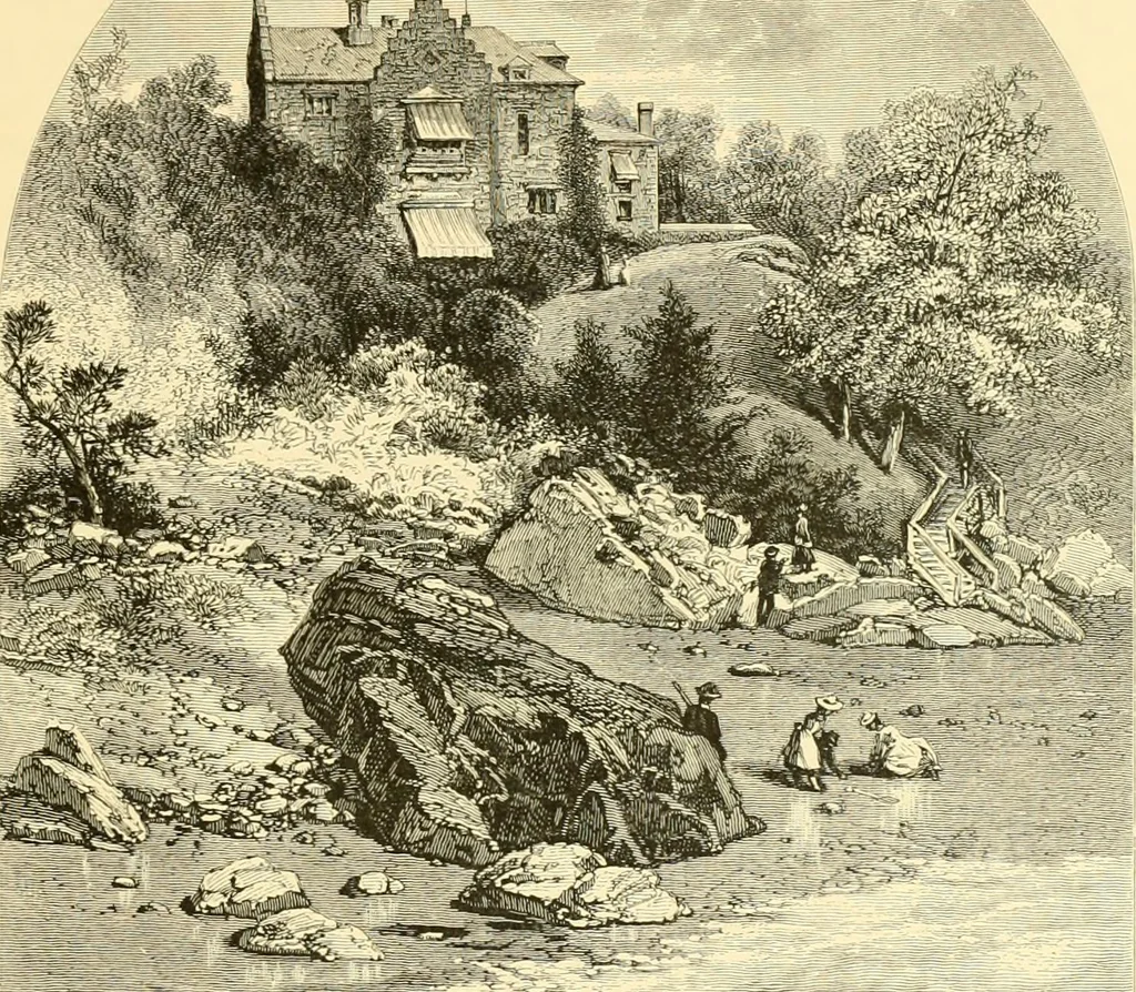 An illustration from The homes of America : with one hundred and three illustrations, 1879, leaf 190