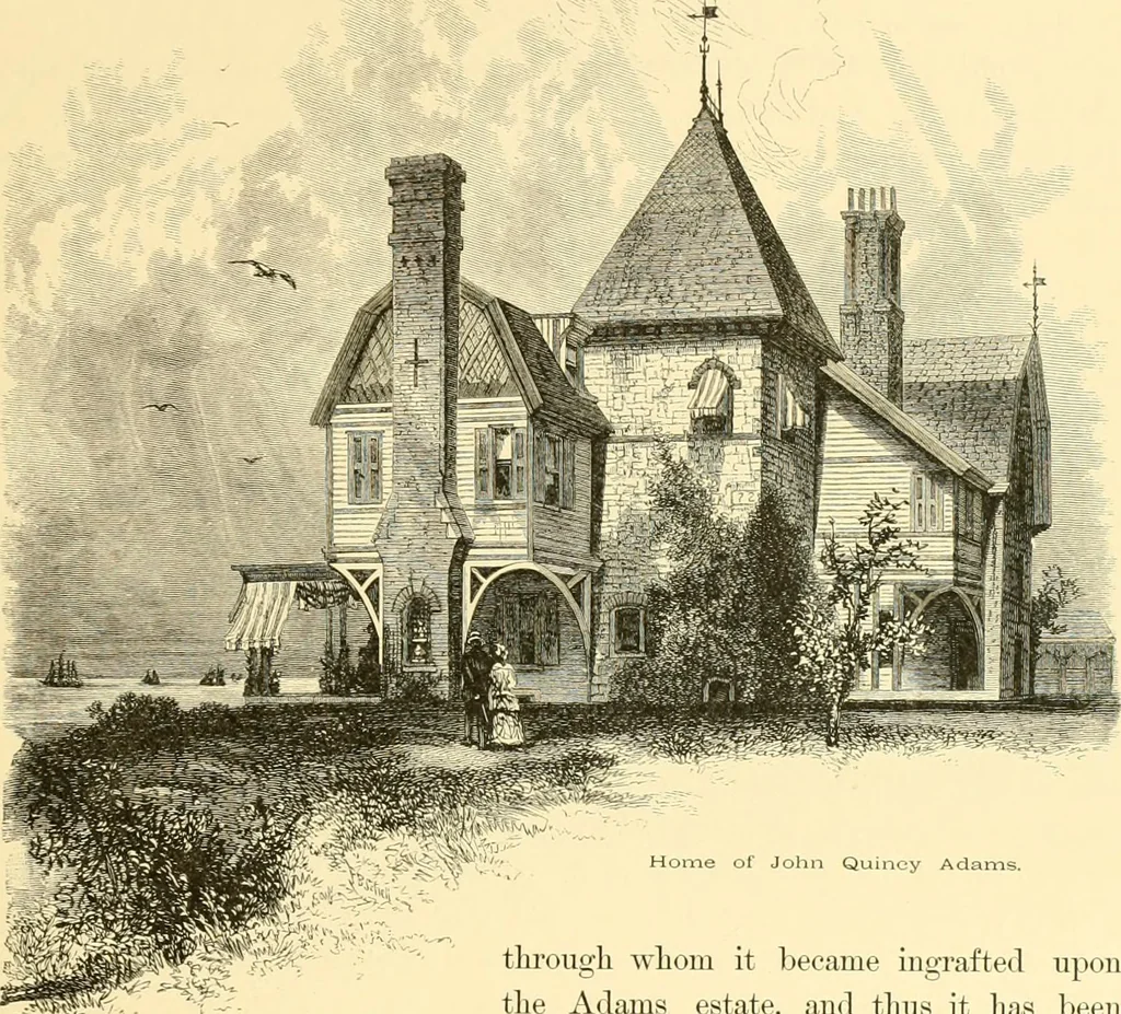 An illustration from The homes of America : with one hundred and three illustrations, 1879, leaf 202