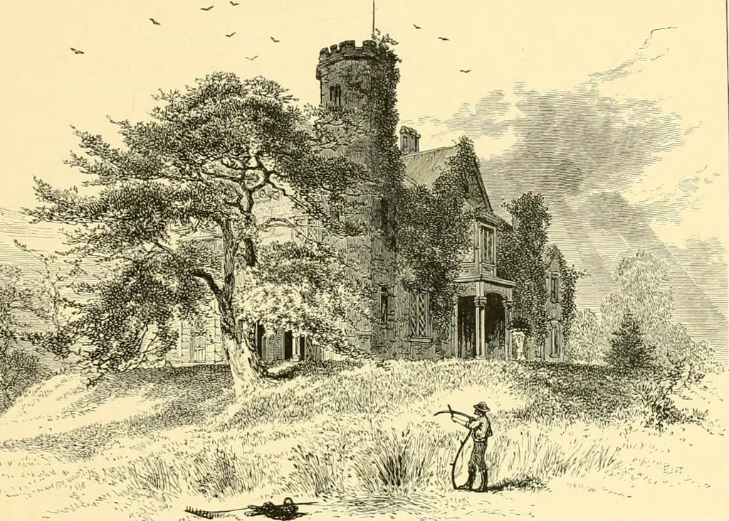 An illustration from The homes of America : with one hundred and three illustrations, 1879, leaf 204