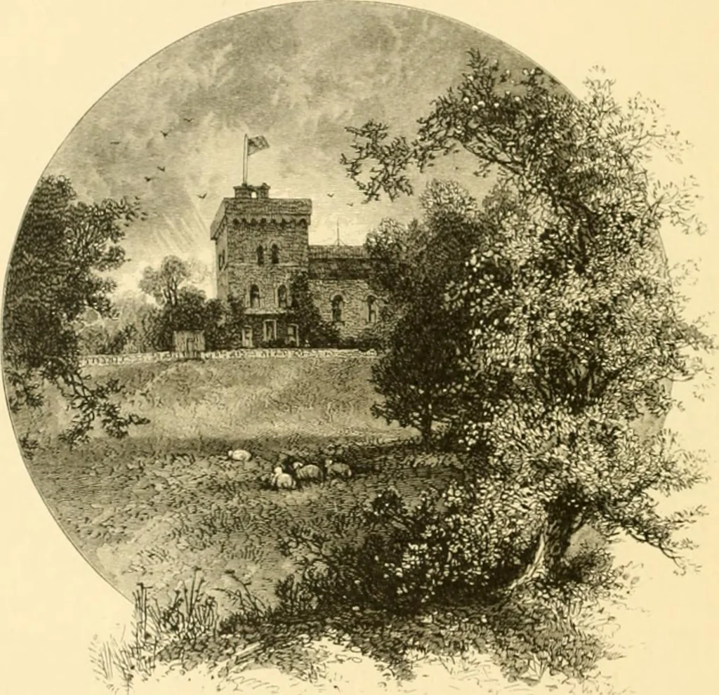 An illustration from The homes of America : with one hundred and three illustrations, 1879, leaf 221