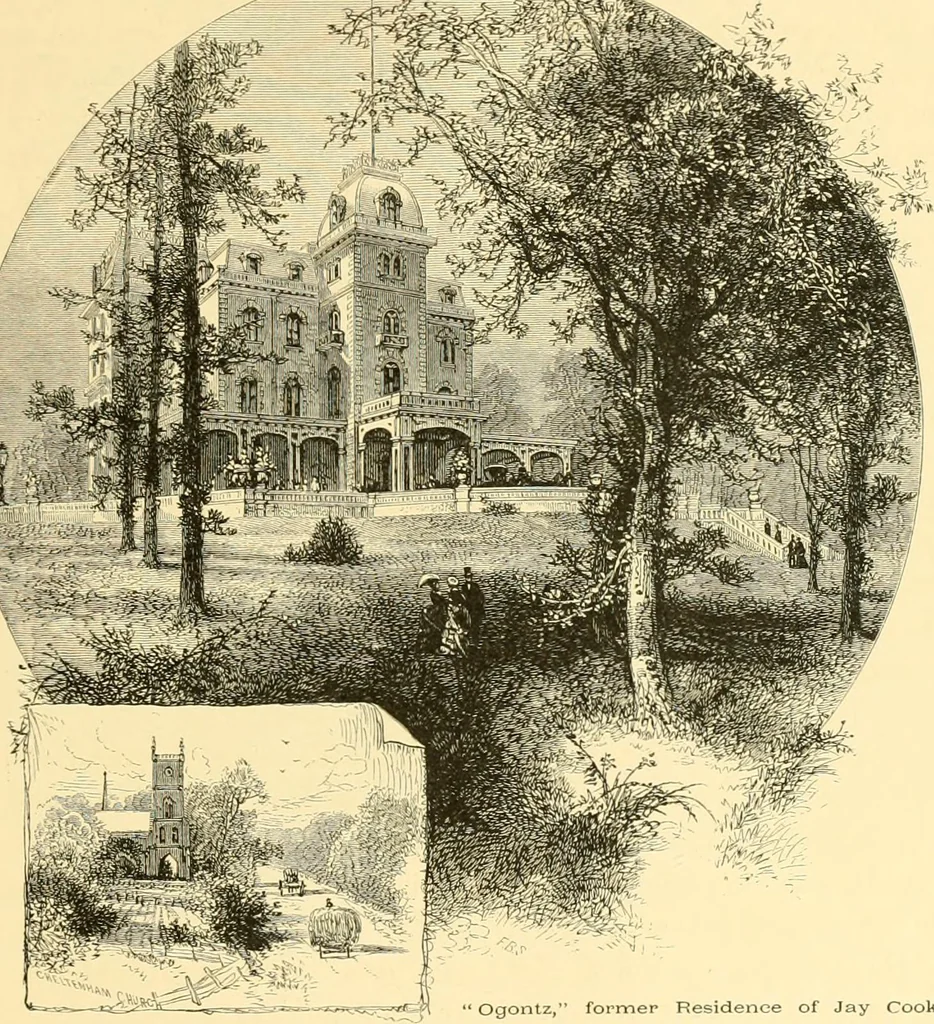 An illustration from The homes of America : with one hundred and three illustrations, 1879, leaf 226