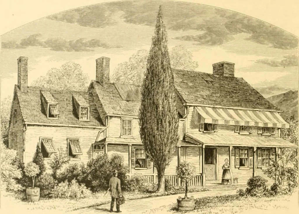 An illustration from The homes of America : with one hundred and three illustrations, 1879, leaf 27