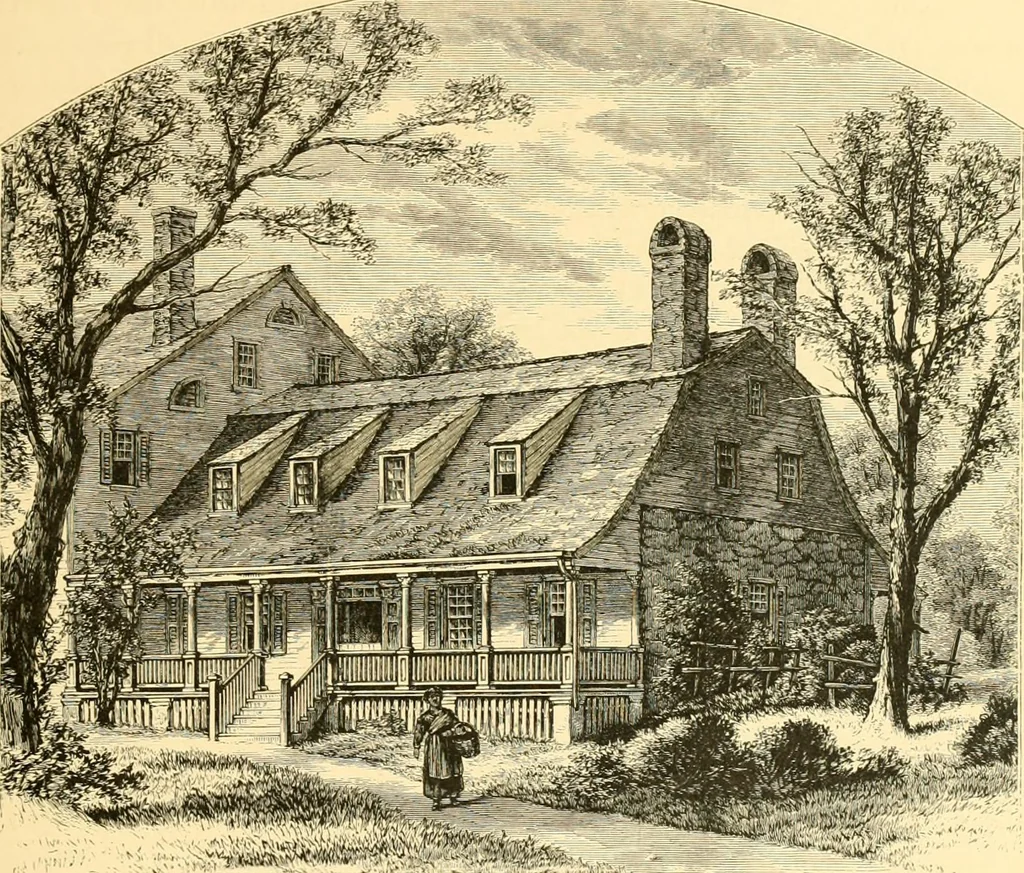 An illustration from The homes of America : with one hundred and three illustrations, 1879, leaf 32