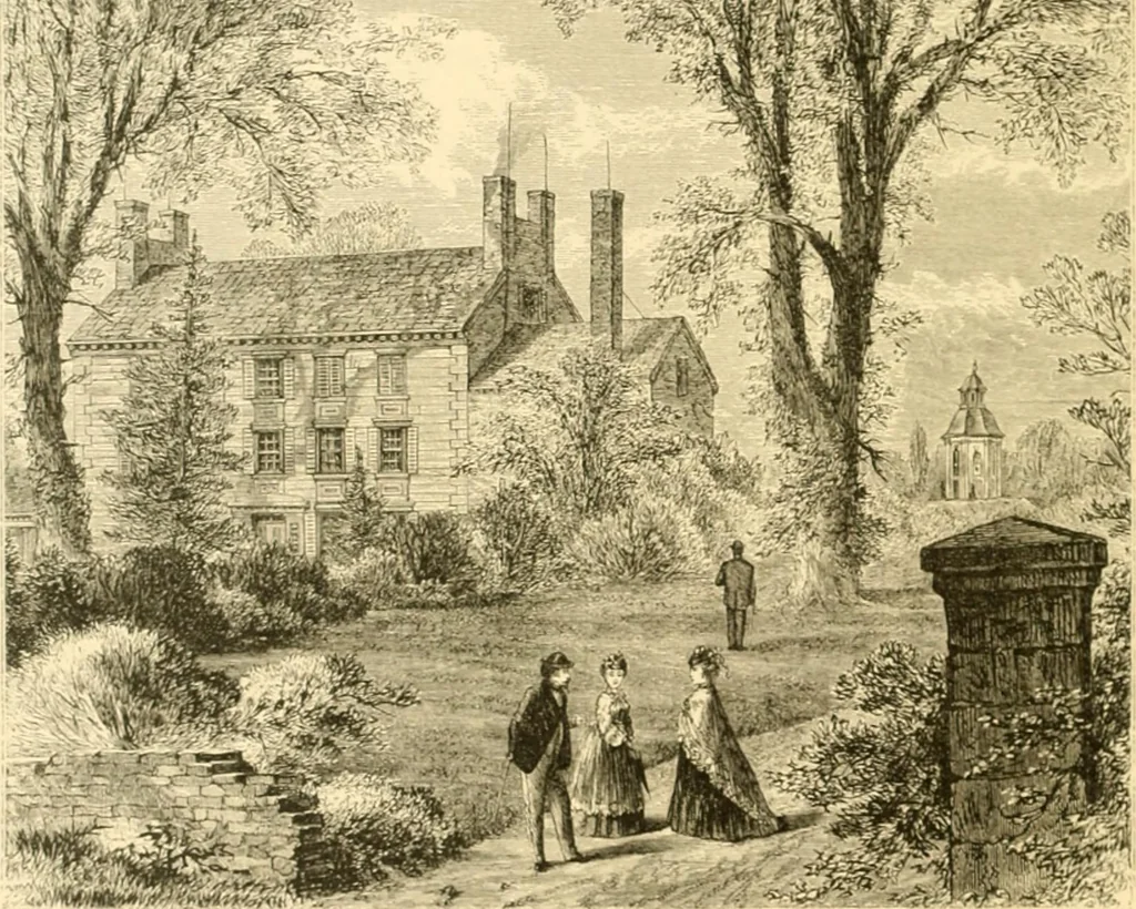 An illustration from The homes of America : with one hundred and three illustrations, 1879, leaf 49