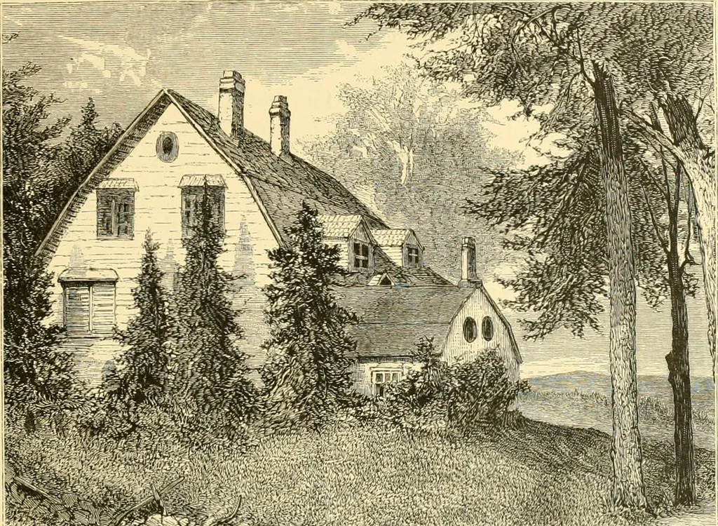 An illustration from The homes of America : with one hundred and three illustrations, 1879, leaf 54