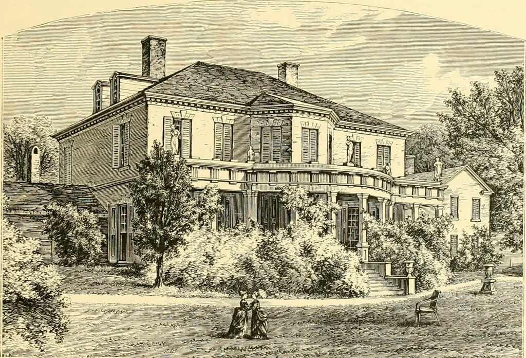 An illustration from The homes of America : with one hundred and three illustrations, 1879, leaf 84