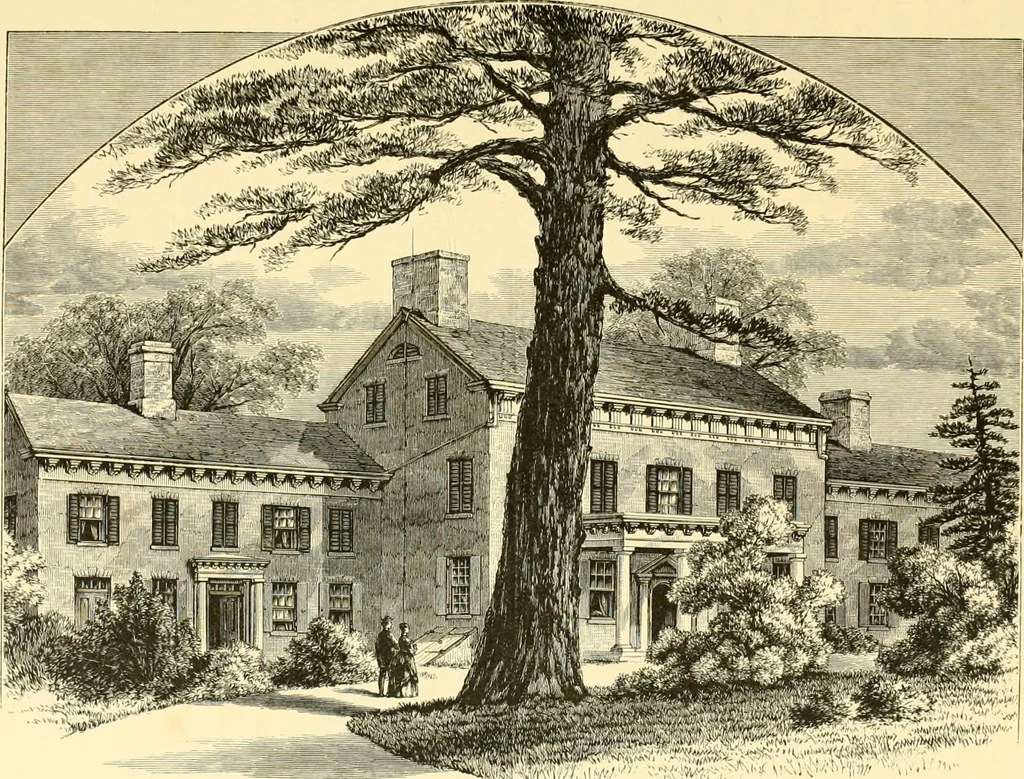 An illustration from The homes of America : with one hundred and three illustrations, 1879, leaf 88