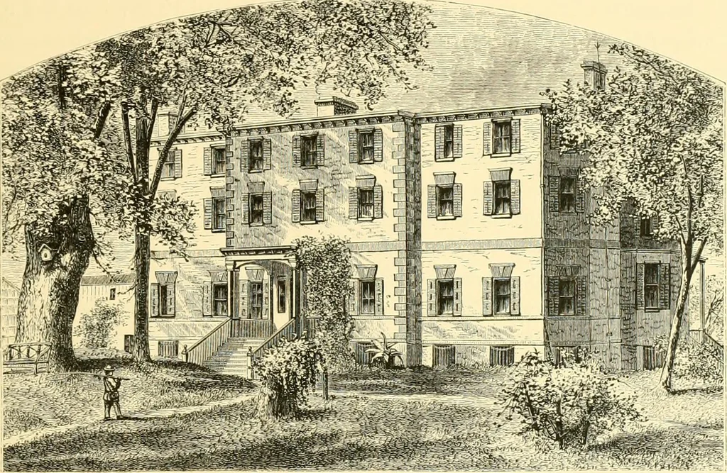 An illustration from The homes of America : with one hundred and three illustrations, 1879, leaf 96