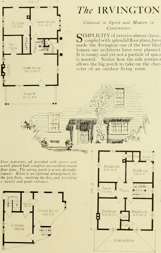 An illustration from Homes of character., 1920, leaf 104