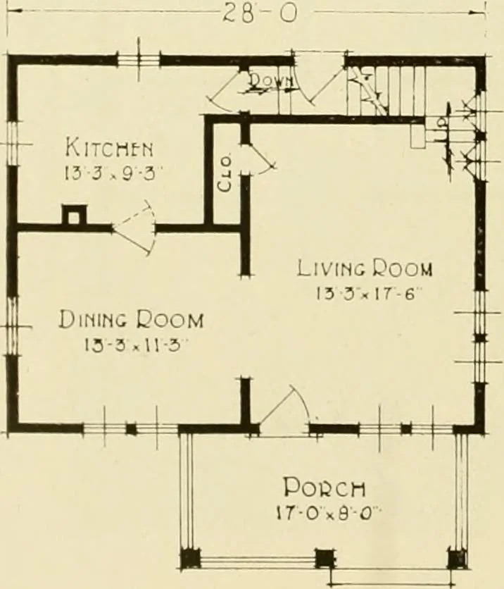 An illustration from Homes of character., 1920, leaf 105