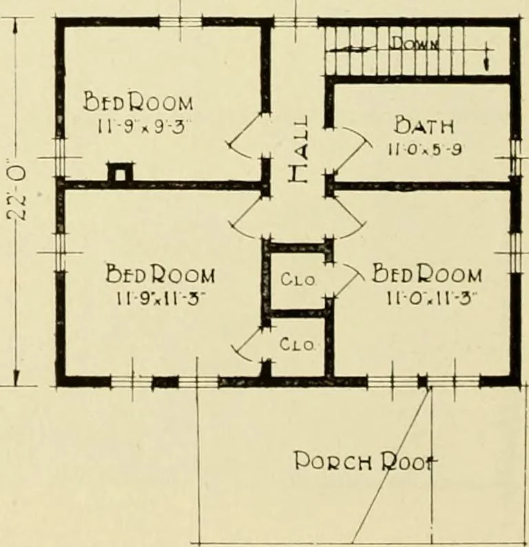 An illustration from Homes of character., 1920, leaf 105