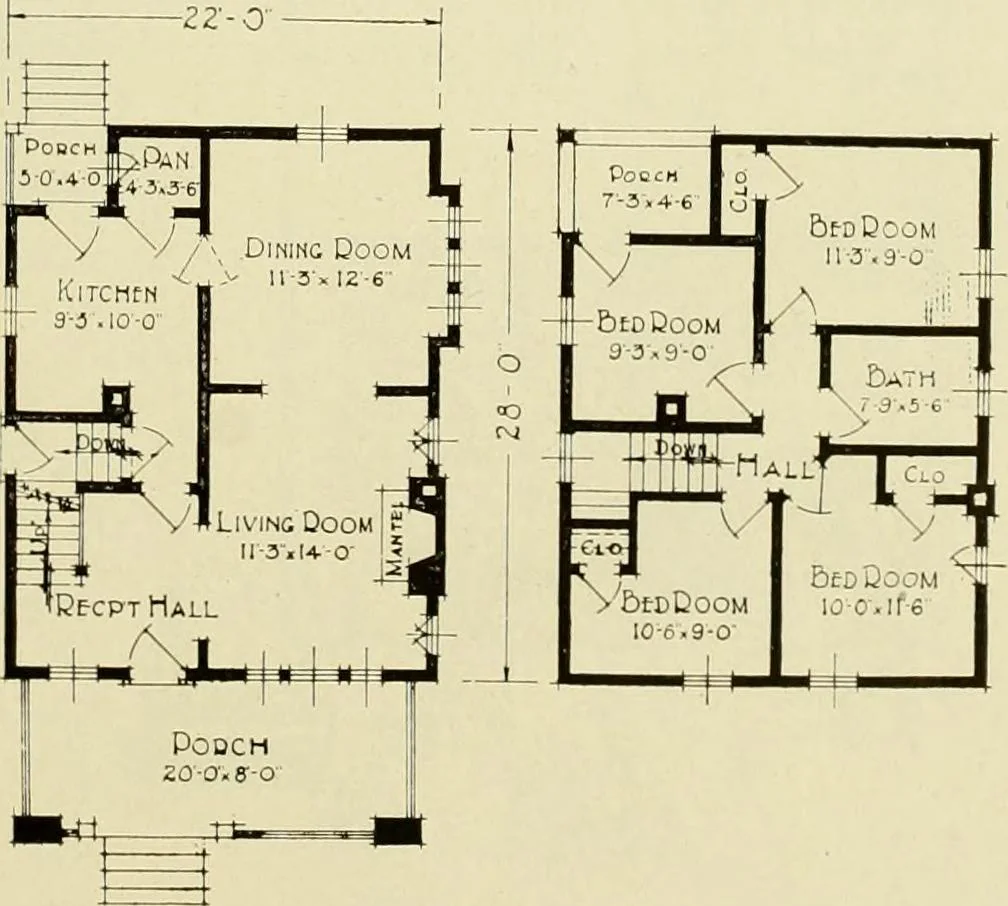An illustration from Homes of character., 1920, leaf 106