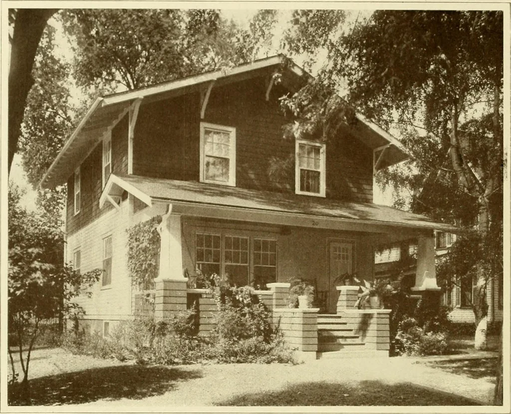 An illustration from Homes of character., 1920, leaf 107
