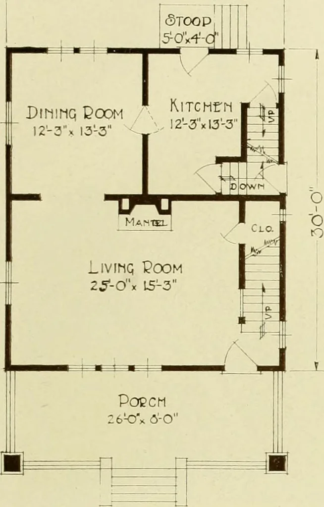 An illustration from Homes of character., 1920, leaf 108