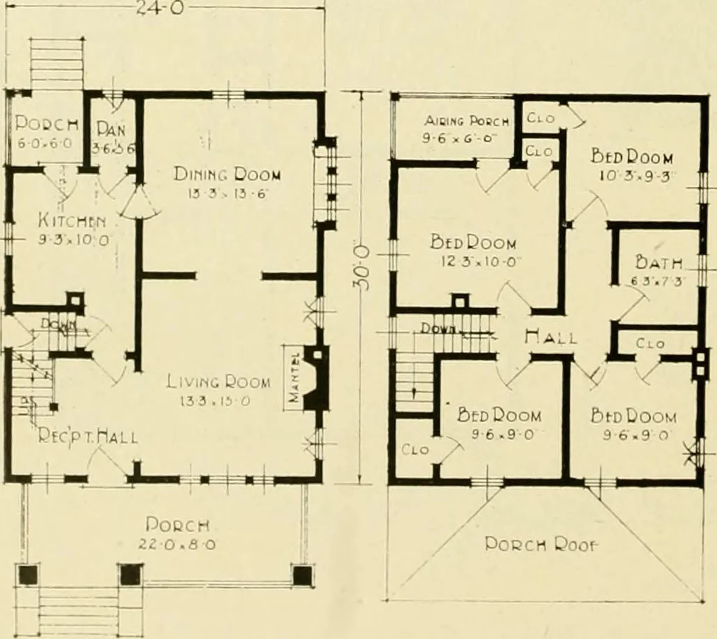 An illustration from Homes of character., 1920, leaf 109