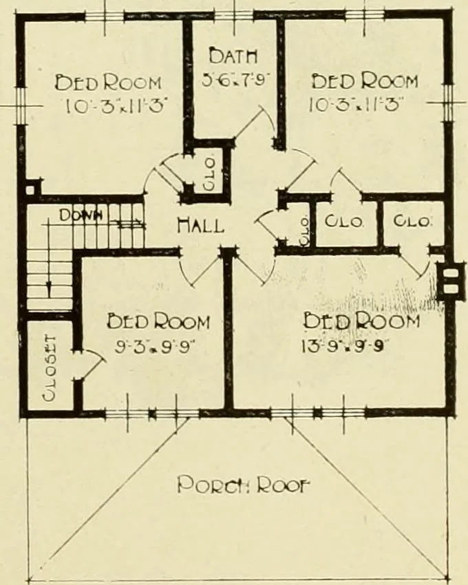 An illustration from Homes of character., 1920, leaf 110