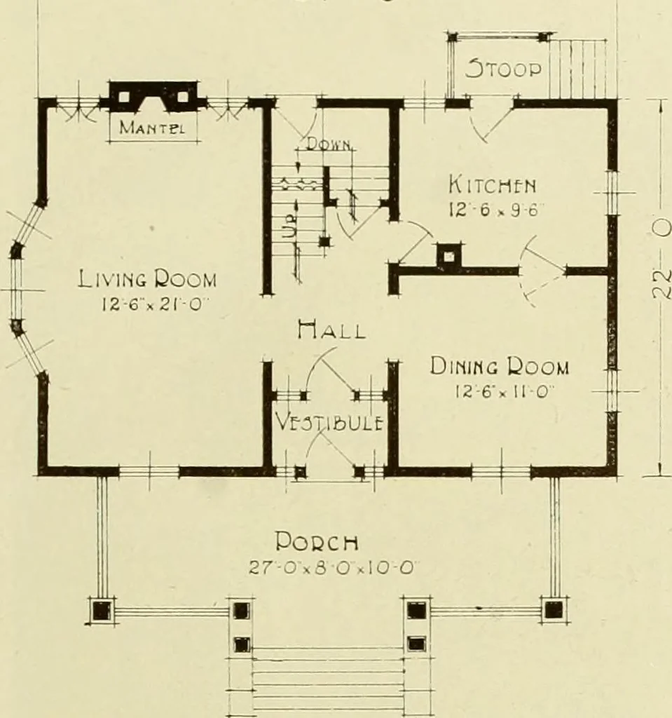 An illustration from Homes of character., 1920, leaf 112