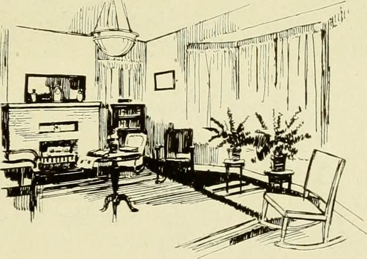 An illustration from Homes of character., 1920, leaf 112