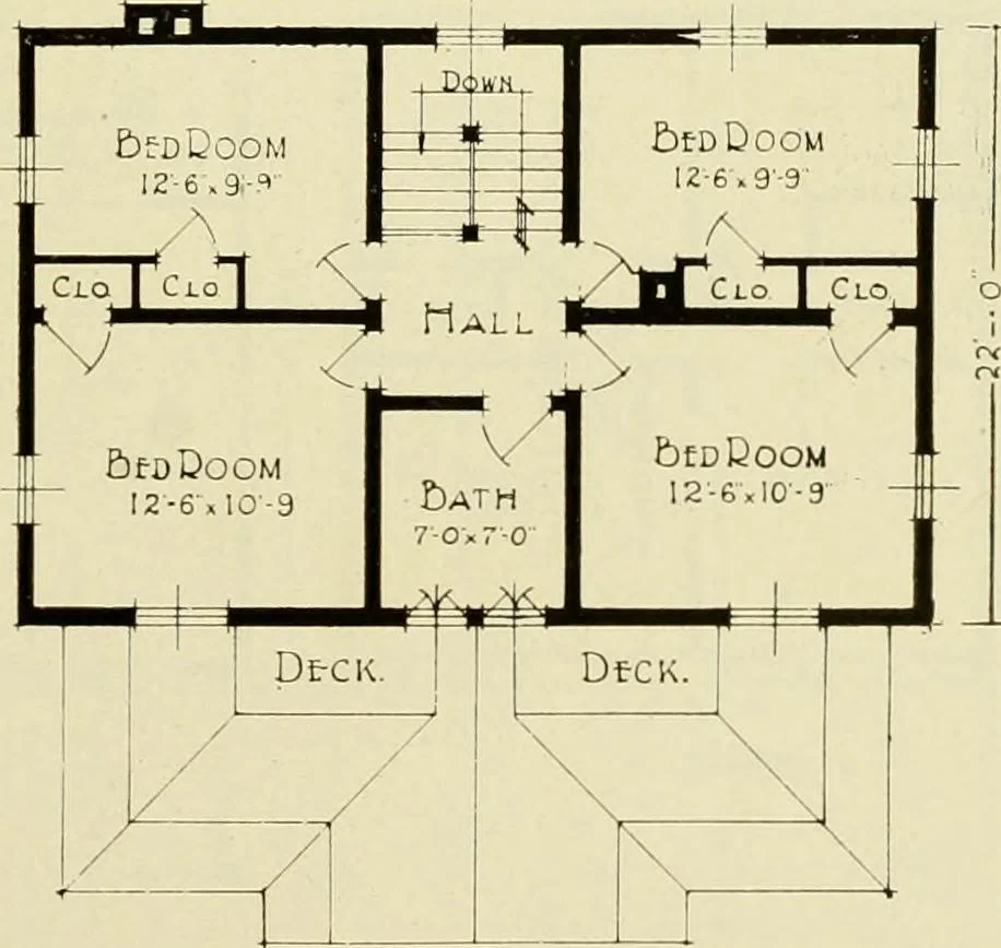 An illustration from Homes of character., 1920, leaf 112