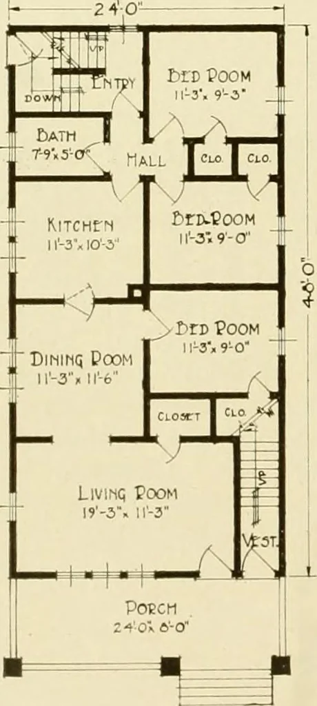 An illustration from Homes of character., 1920, leaf 123