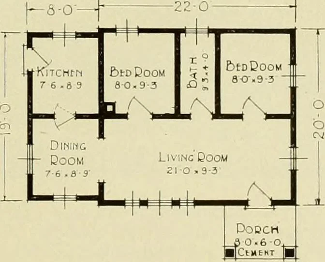 An illustration from Homes of character., 1920, leaf 126