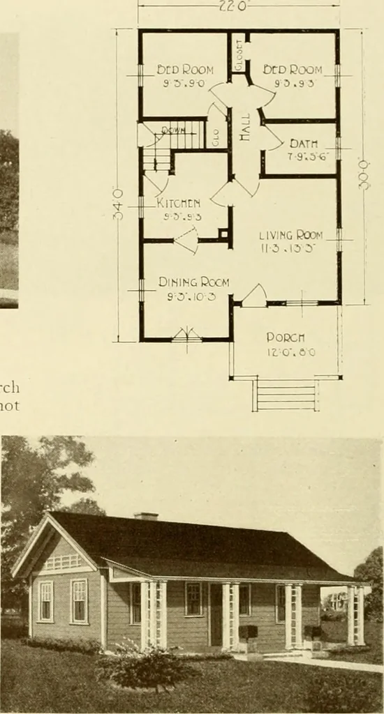 An illustration from Homes of character., 1920, leaf 127